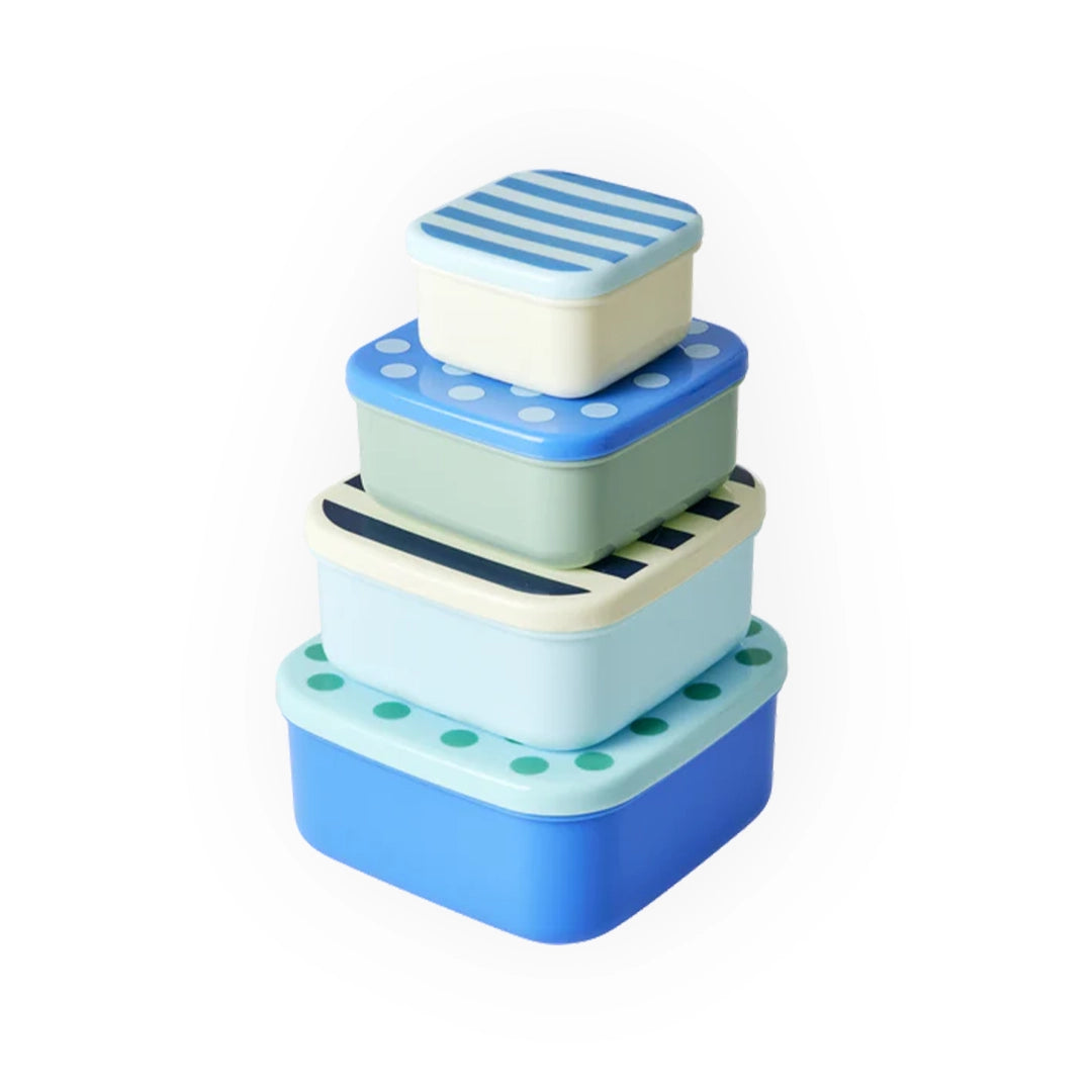 Set 4 Boites alimentaires - Stripes & Dots