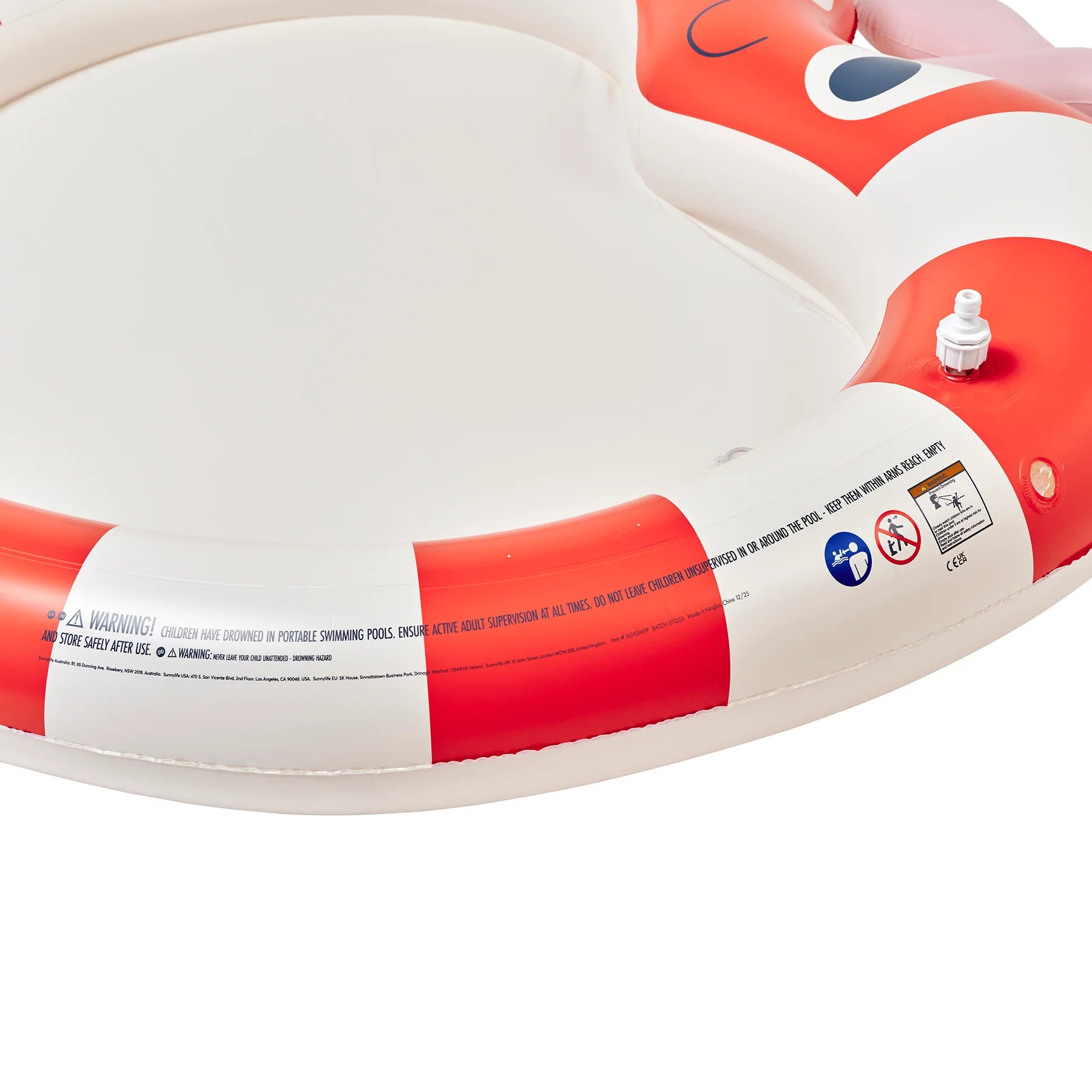 Sunnylife Tapis d'arrosage pour enfants - Poppy la pêche