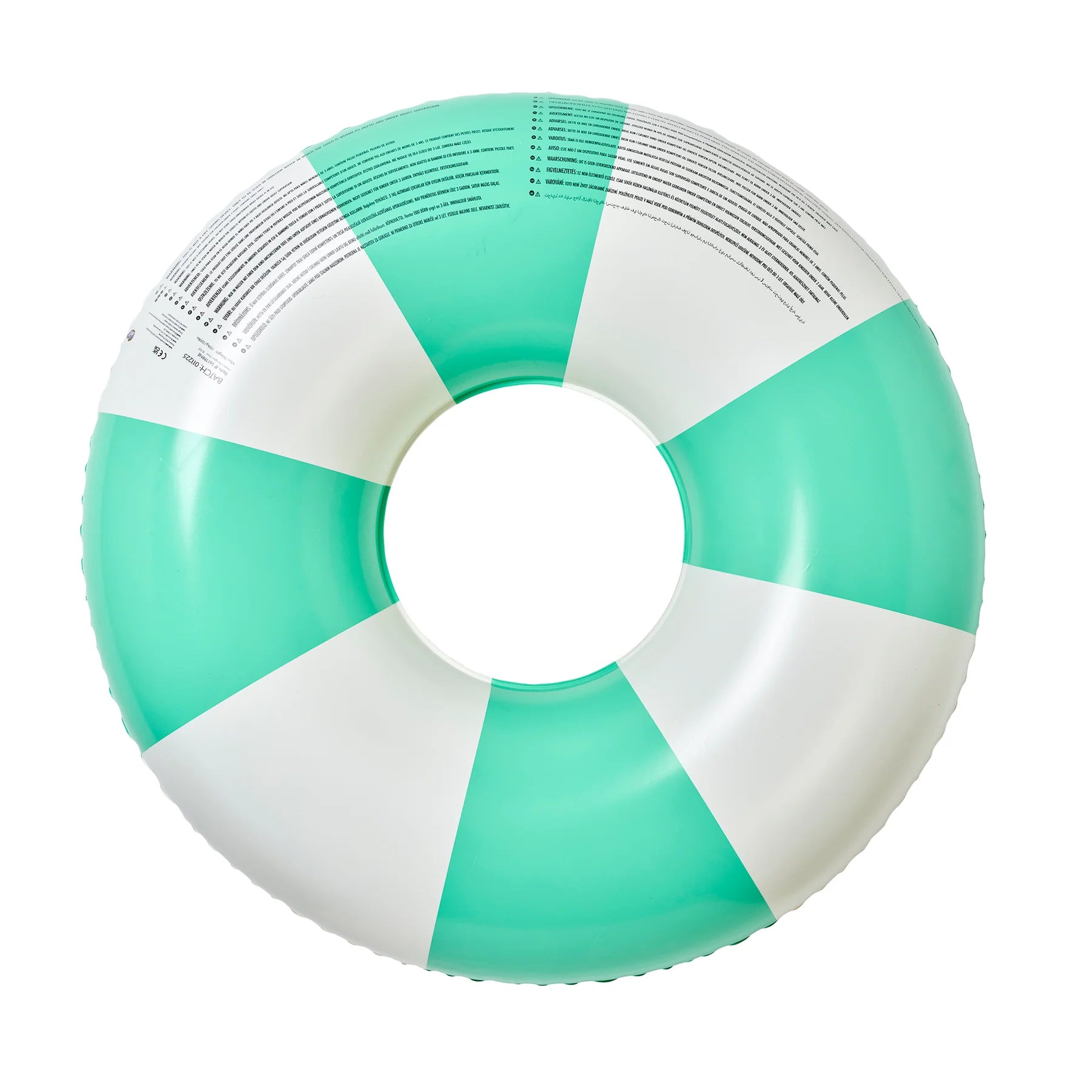 Sunnylife Bouée gonflable XL - Rayures