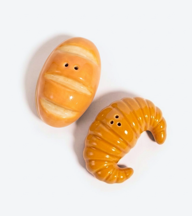 Sel et poivre baguette et croissant
