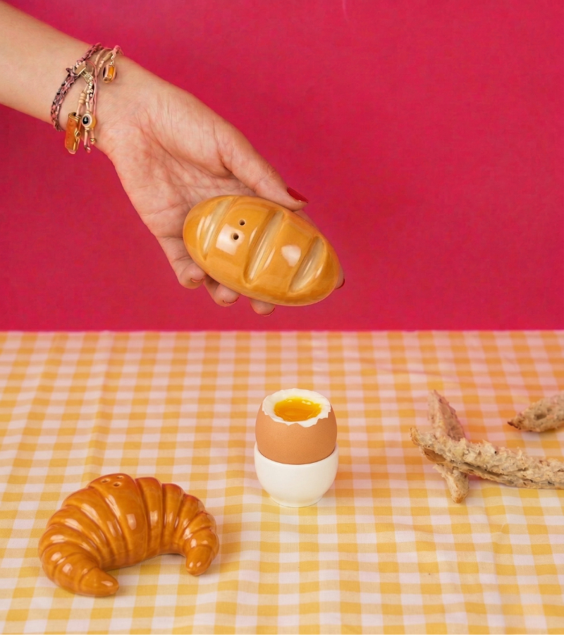 Sel et poivre baguette et croissant