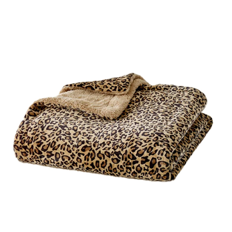 Plaid polaire Wild Léopard