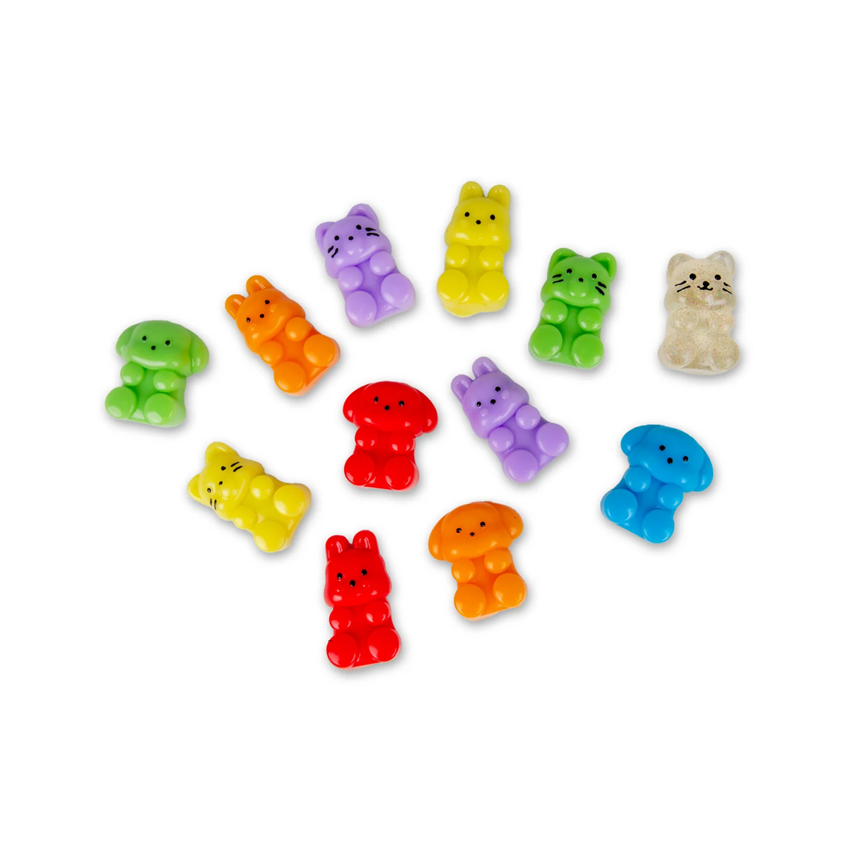 Set 3 mini anti-stress - animaux mystère