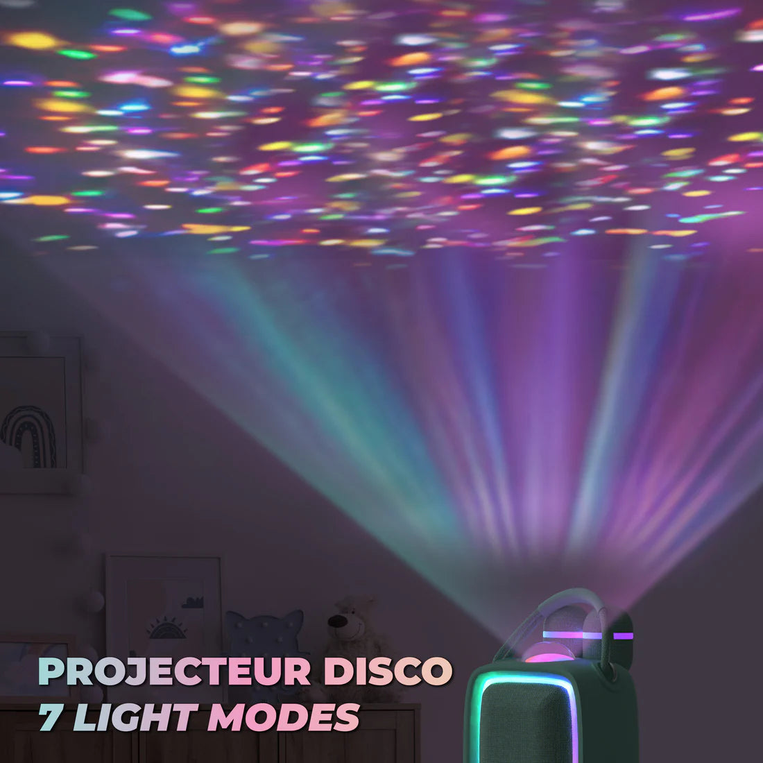 Enceinte & Karaoké Lumineuse Singy party