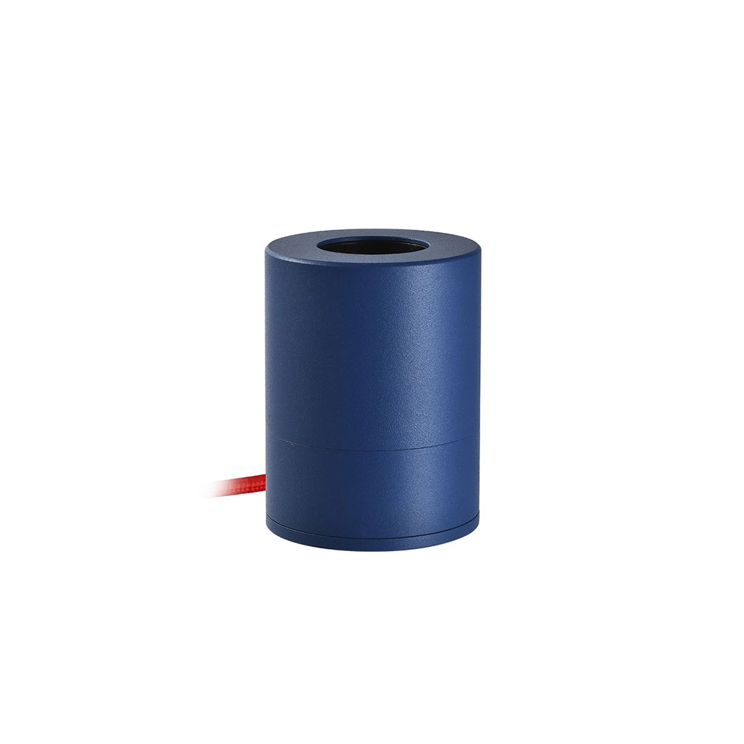 Socle Ampoule Pop Bleu Navy pour ampoule à message Elements Lighting.