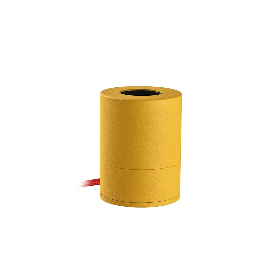Socle ampoule Pop Jaune pour ampoule à message Elements Lighting. 