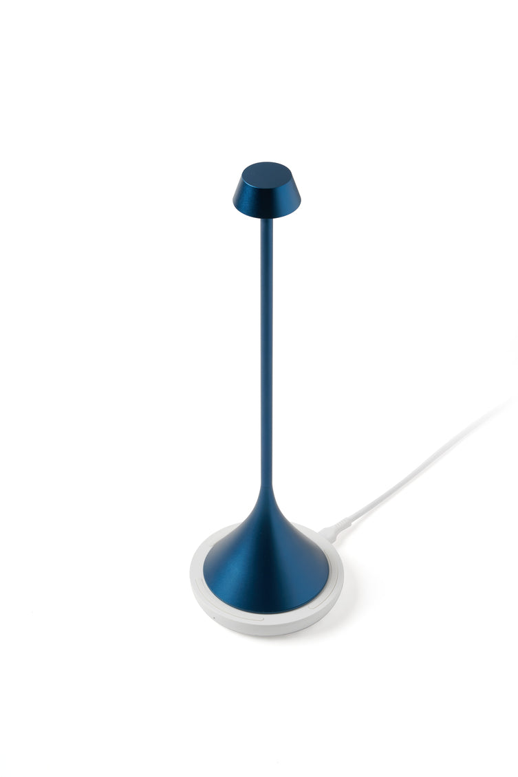 Lampe de table Steli shade h.29.4 cm - bleu foncé