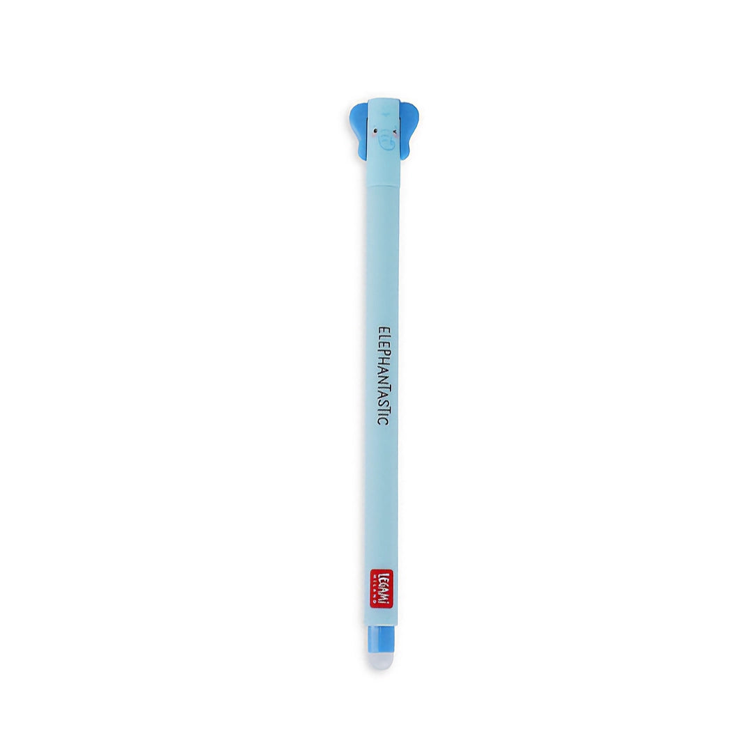 Stylo gel effaçable Legami en forme d'Eléphant, encre noire, 0,7 mm