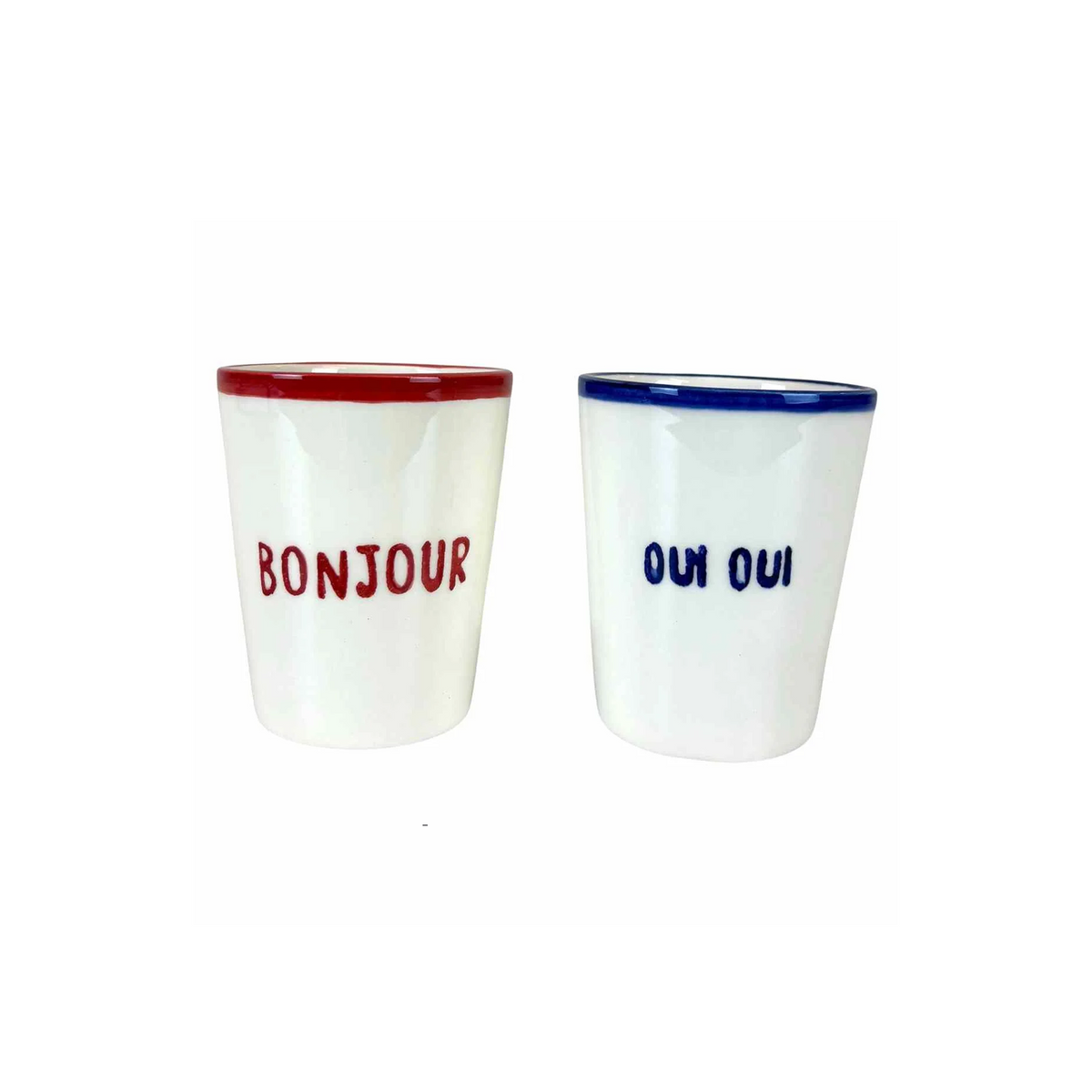 Tasse Espresso Oui Oui - bonjour