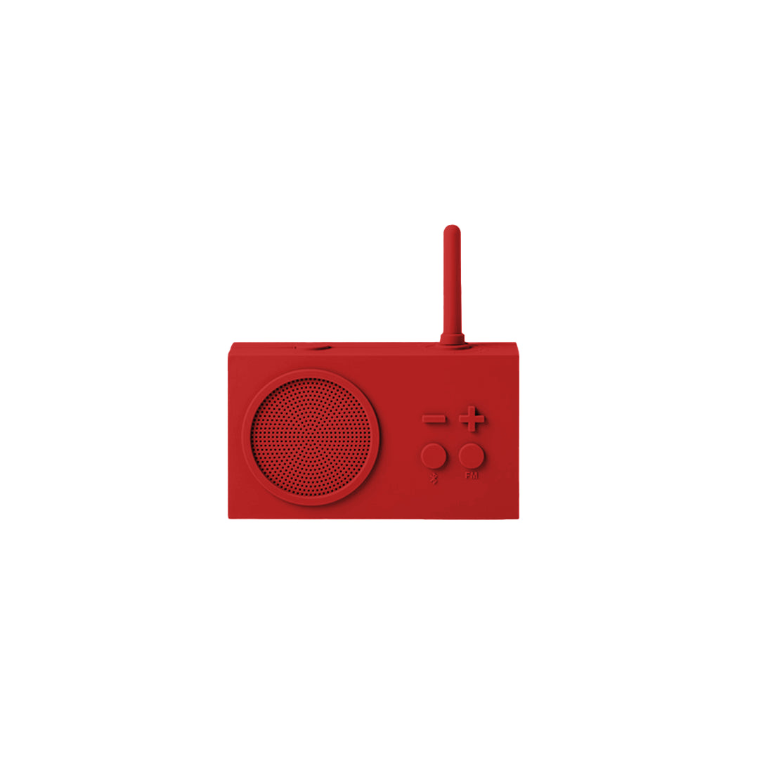 Tykho 3 enceinte Bluetooth® avec radio FM - rouge