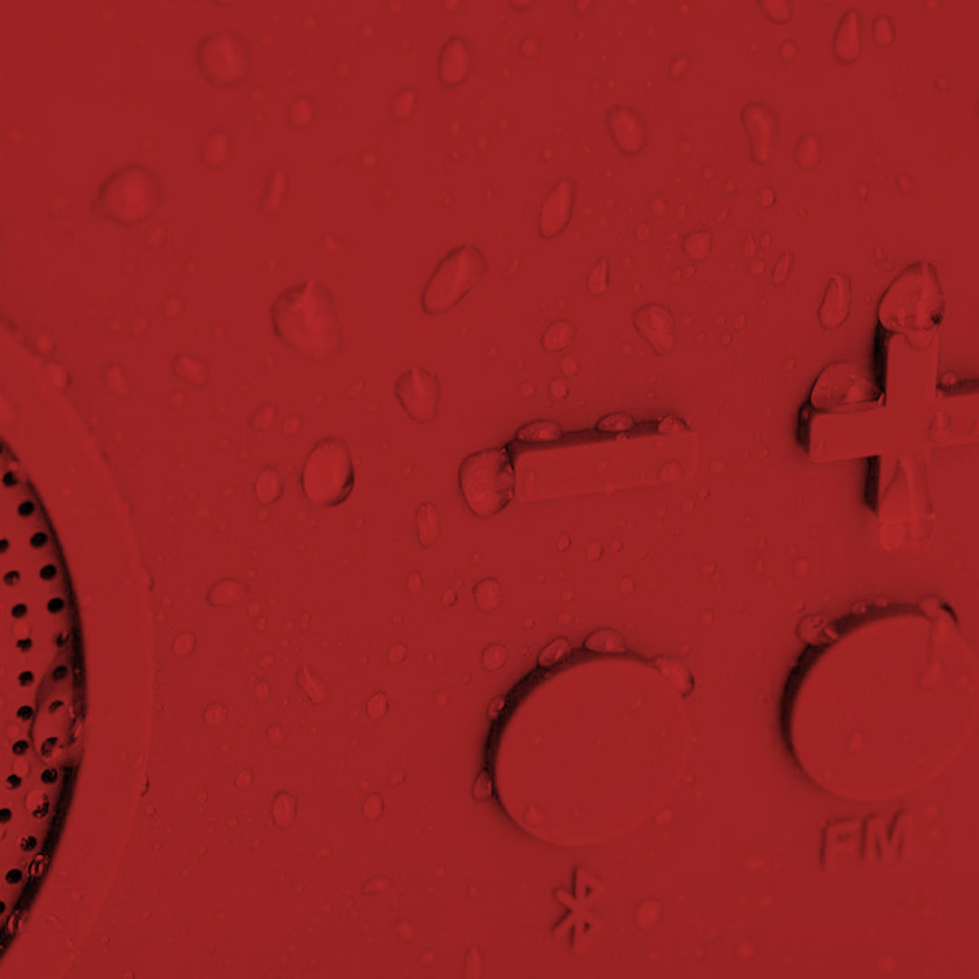 Tykho 3 enceinte Bluetooth® avec radio FM - rouge