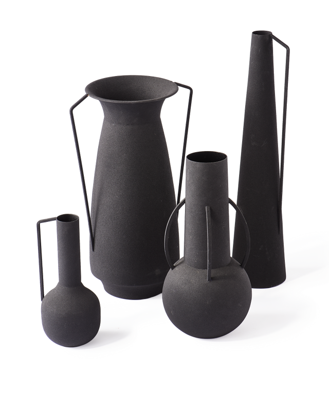 Pols Potten Vase roman h.25 cm - noir