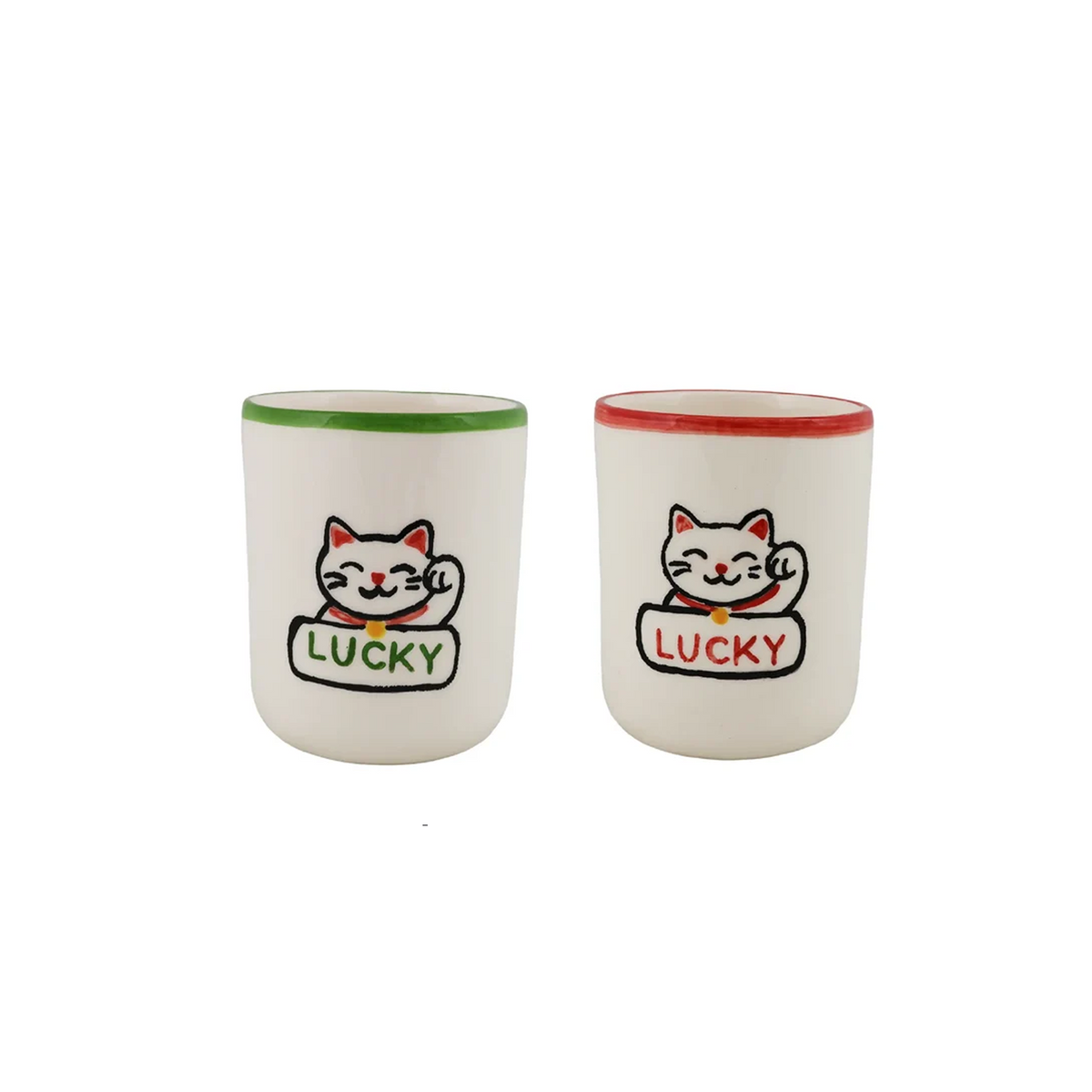 Verre Lucky Cat