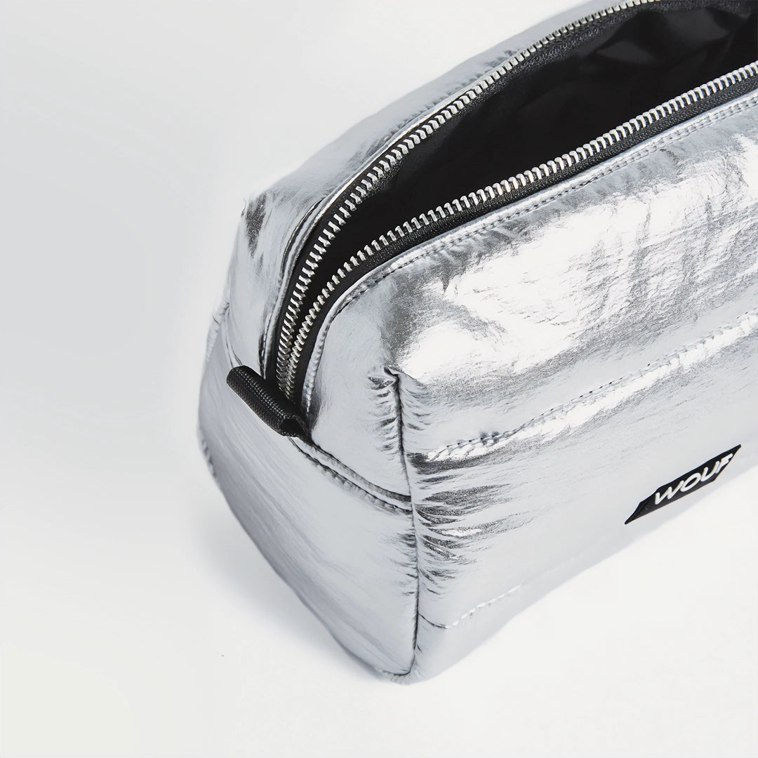 Wouf trousse de toilette - Glossy Argent