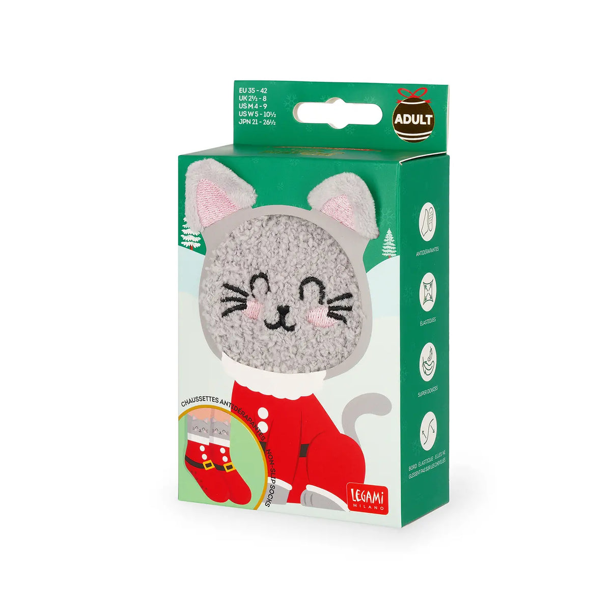 Legami Chaussettes de Noël - Kitty