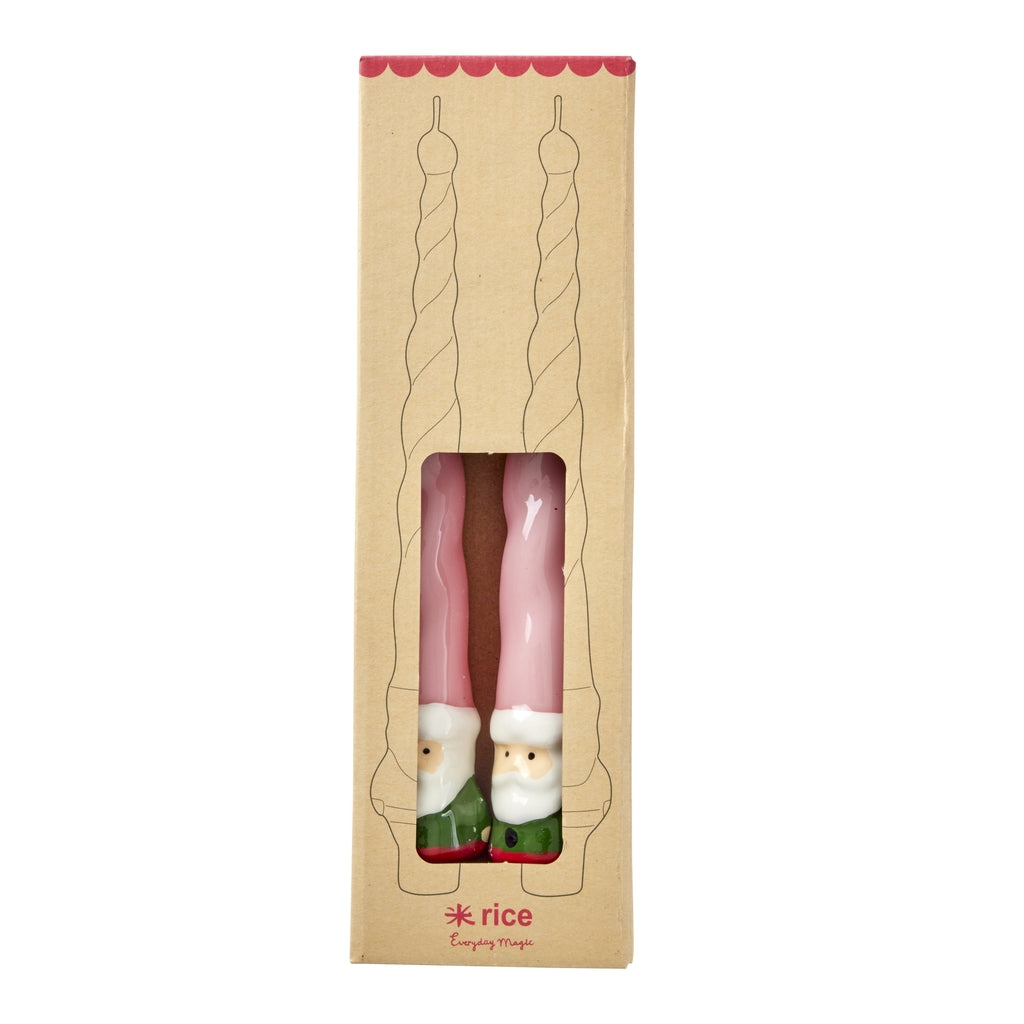 Set de 2 Bougies - Santa