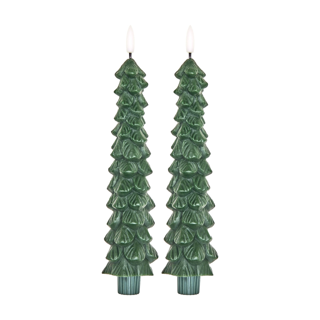 Set de 2 Bougies LED - Tree