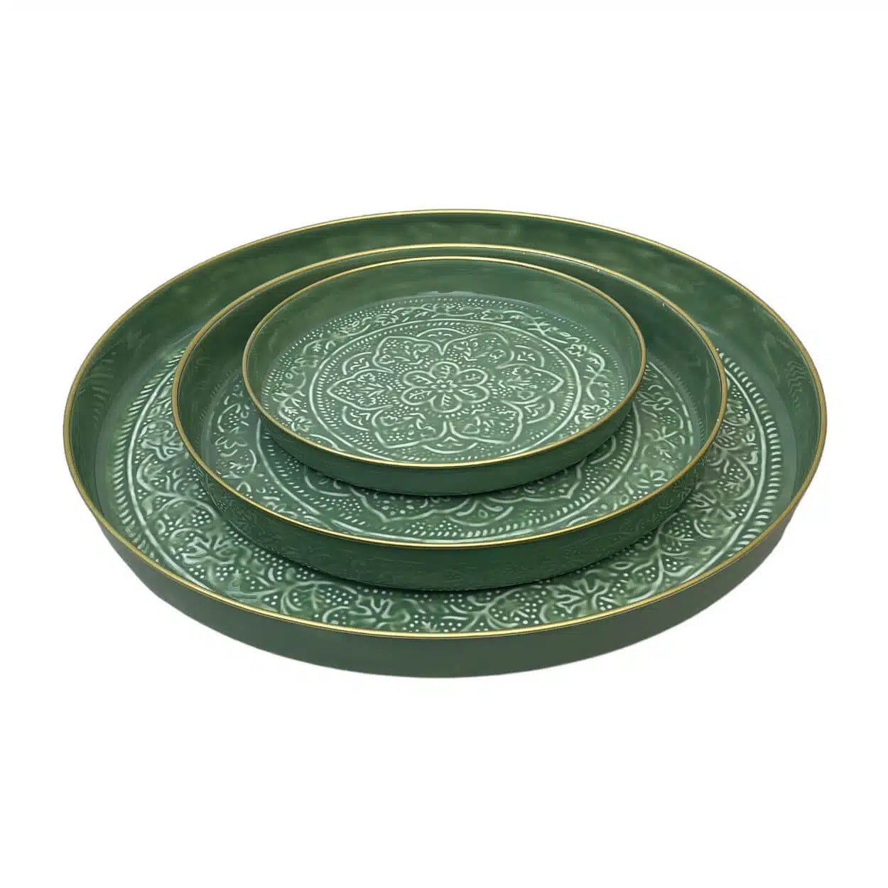 Plateau Berbère Ø 60 cm - Amande