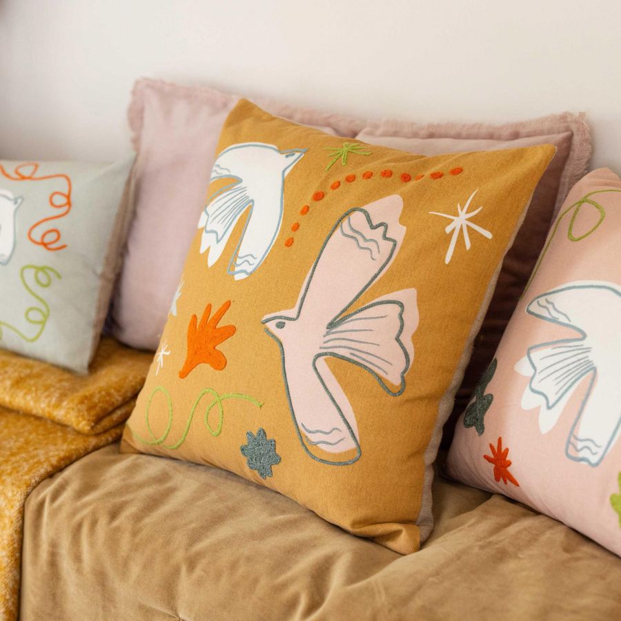 Coussin brodé - Anka