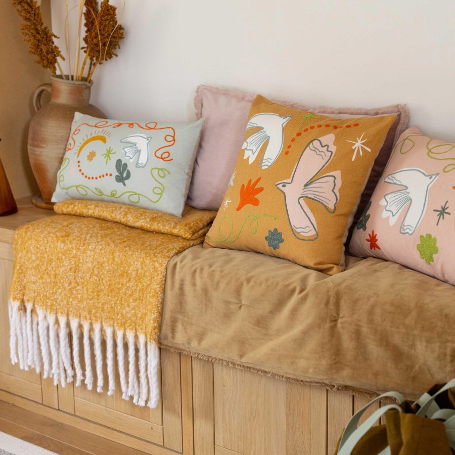 Coussin brodé - Anka