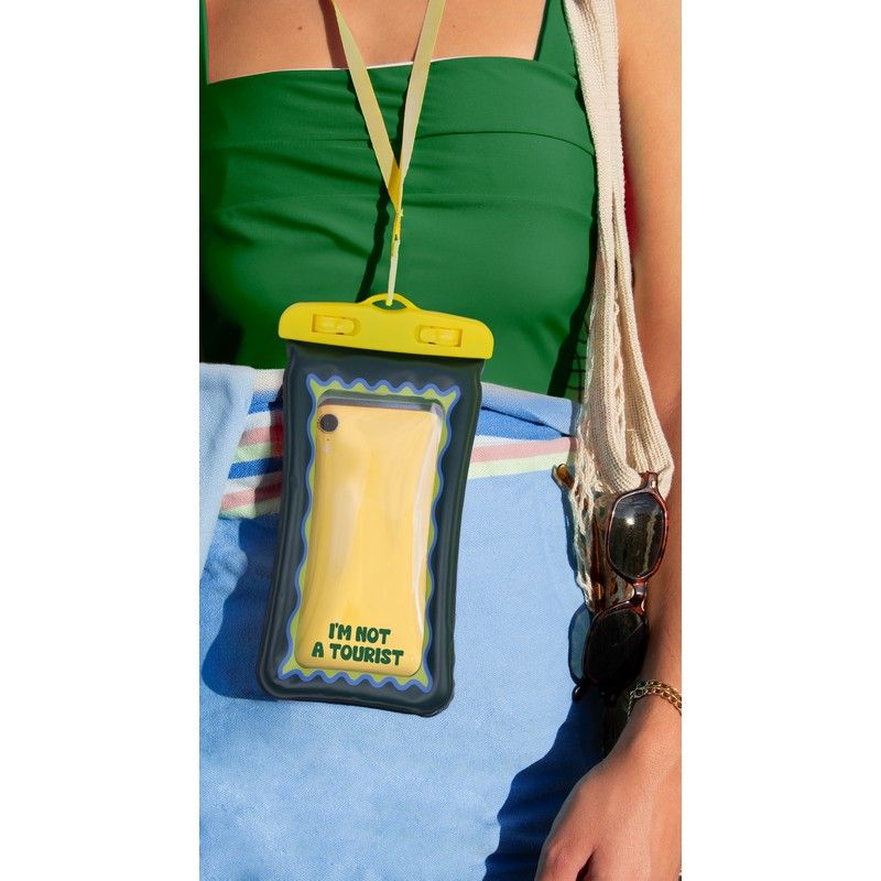 Étui de téléphone waterproof - I'm not a tourist