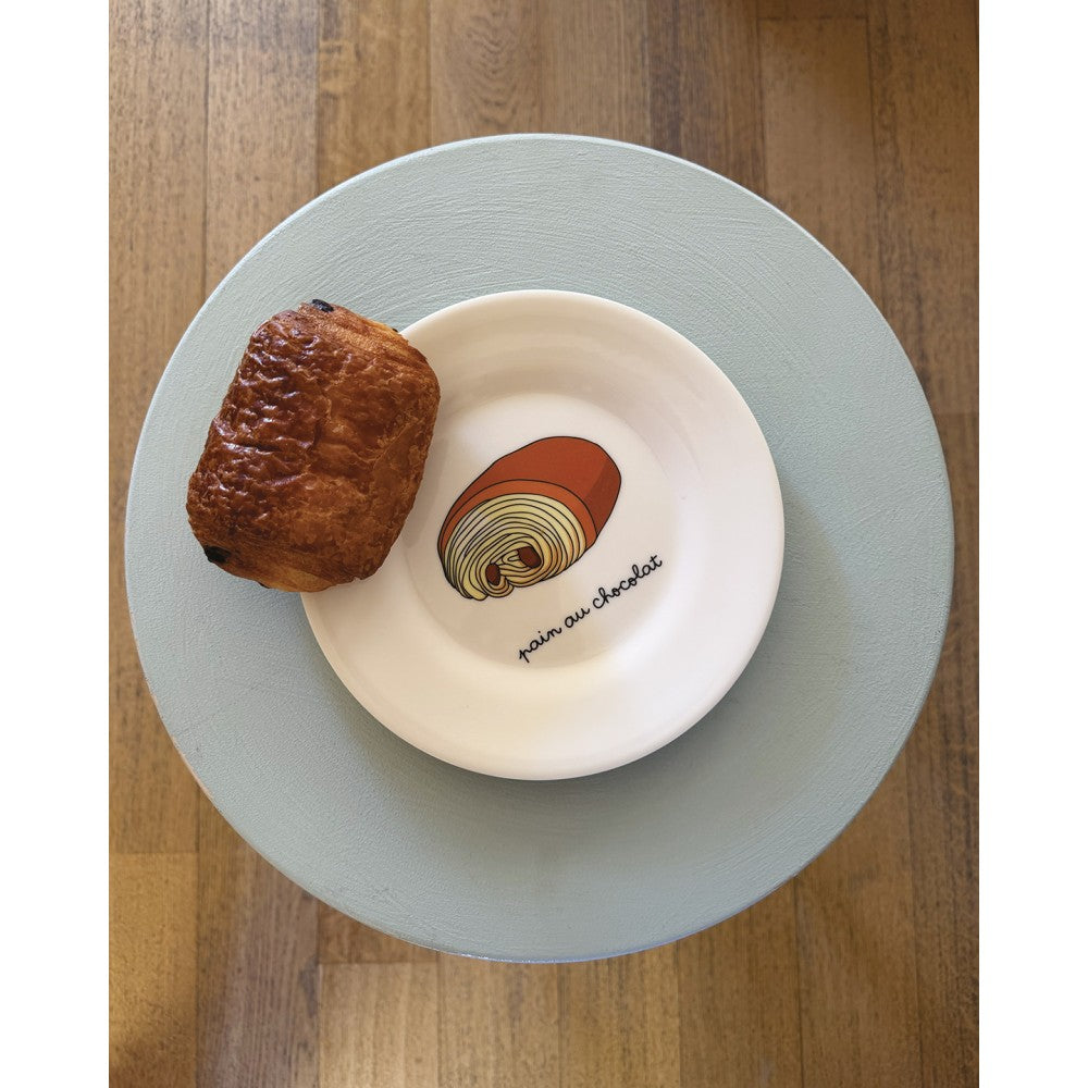 Petit Jour Assiette à dessert - Pain au chocolat