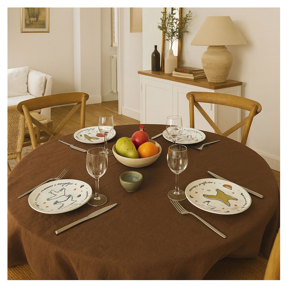 Assiette à dessert amour oiseaux doré