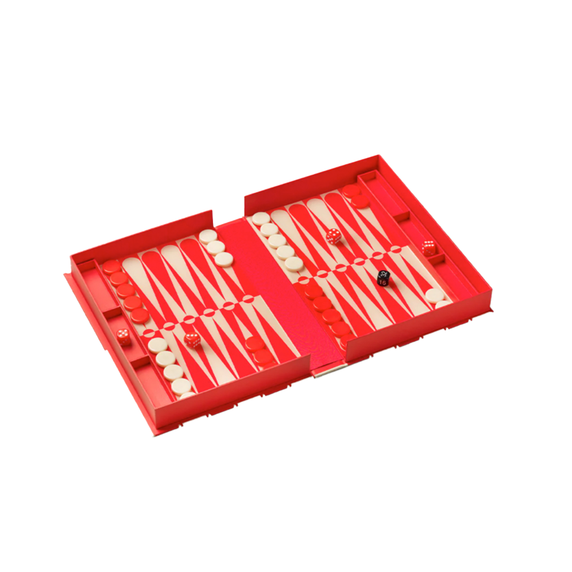 Jeu de Backgammon - version Art Rouge
