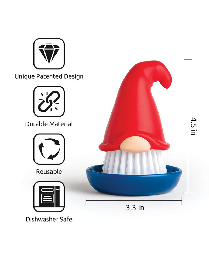 Beardy red - brosse à vaisselle