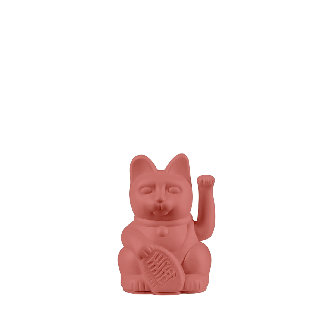 Mini Lucky Cat - Berry red