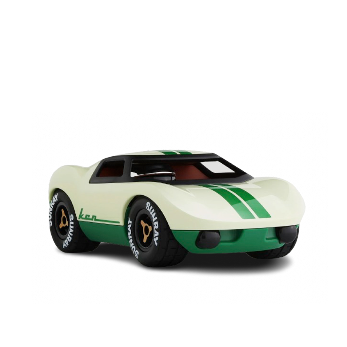 Voiture mini Ken Cline - Blanc/Vert