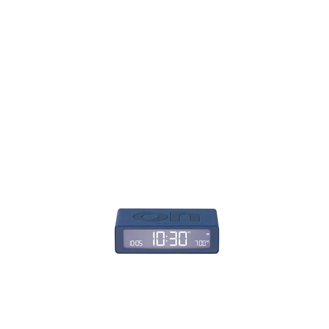Réveil Flip mini Lexon - Bleu foncé