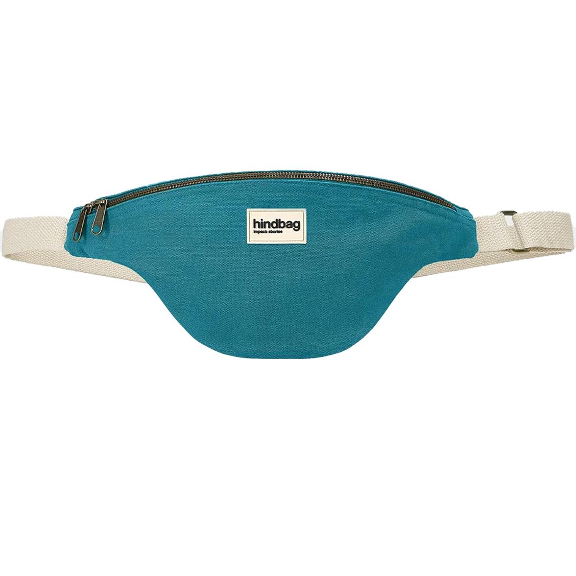 Sac banane Olivia - Bleu paon