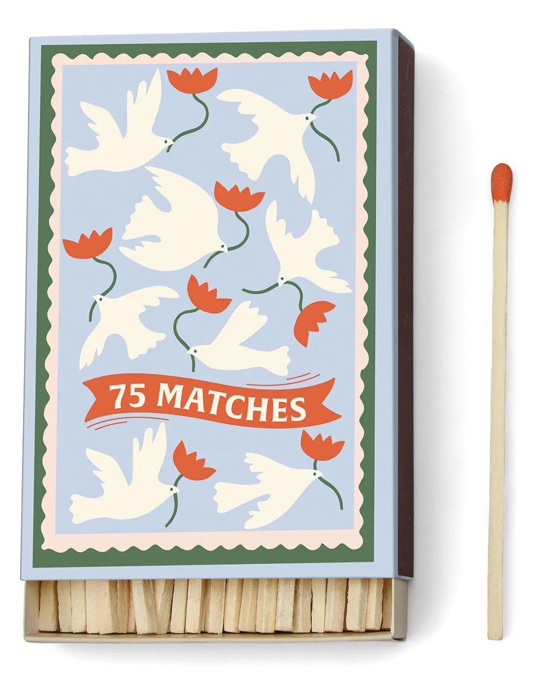 Boite allumettes Adopo -  orange flower