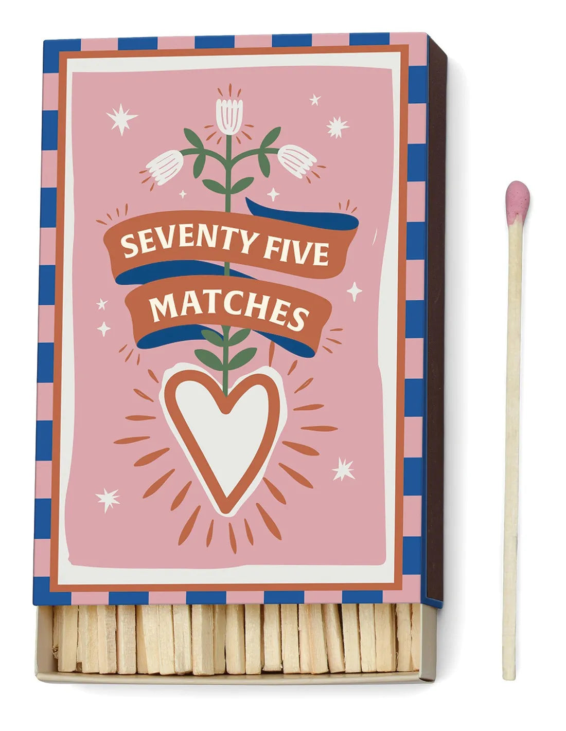 Boite allumettes Adopo -  pink hearts