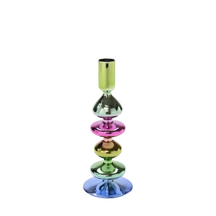 Bougeoir h.21 cm Shanghai- multicolore