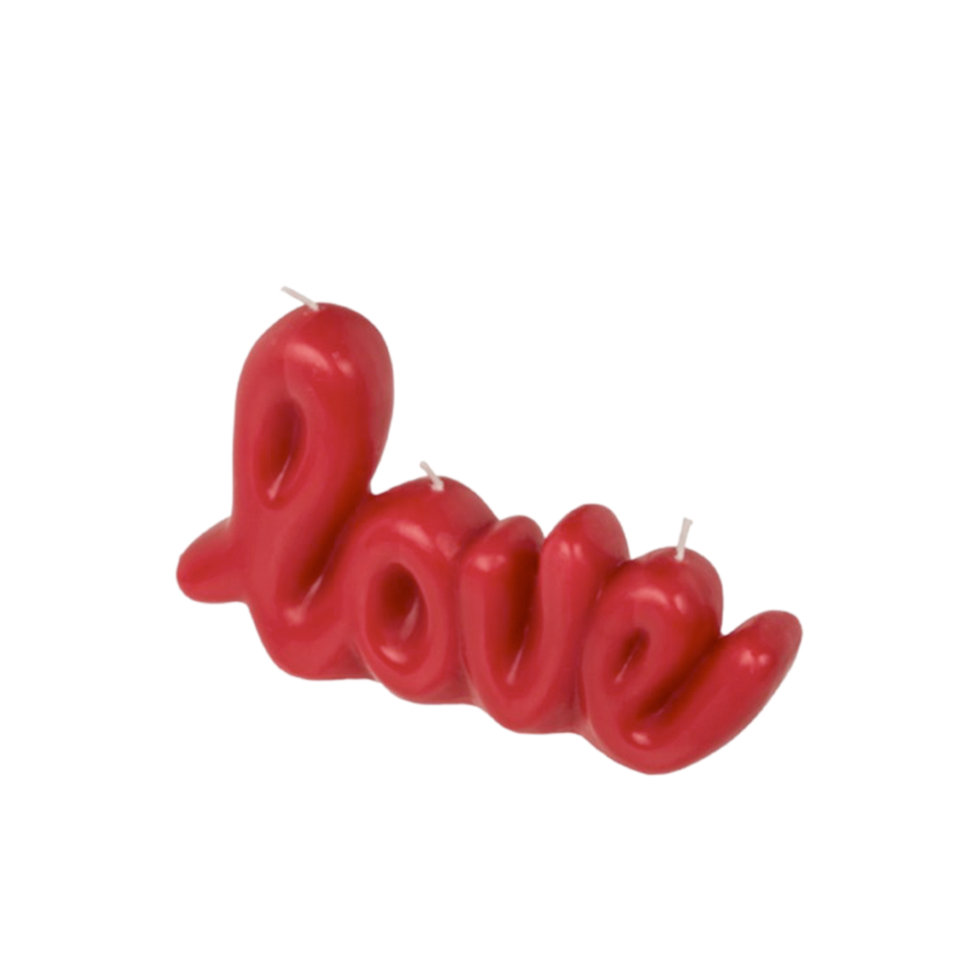 Bougie rouge - Love
