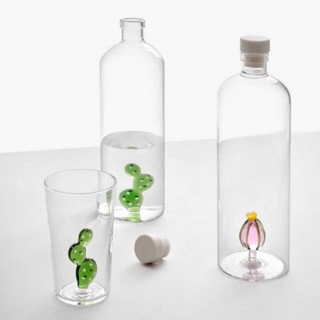 Ichendorf Bouteille - Cactus vert à pois blanc