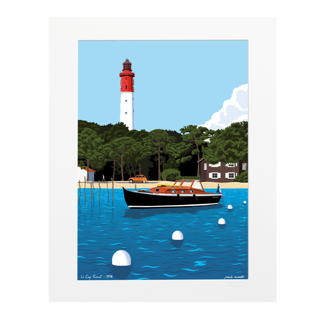 Affiche Mariotti - Cap Ferret