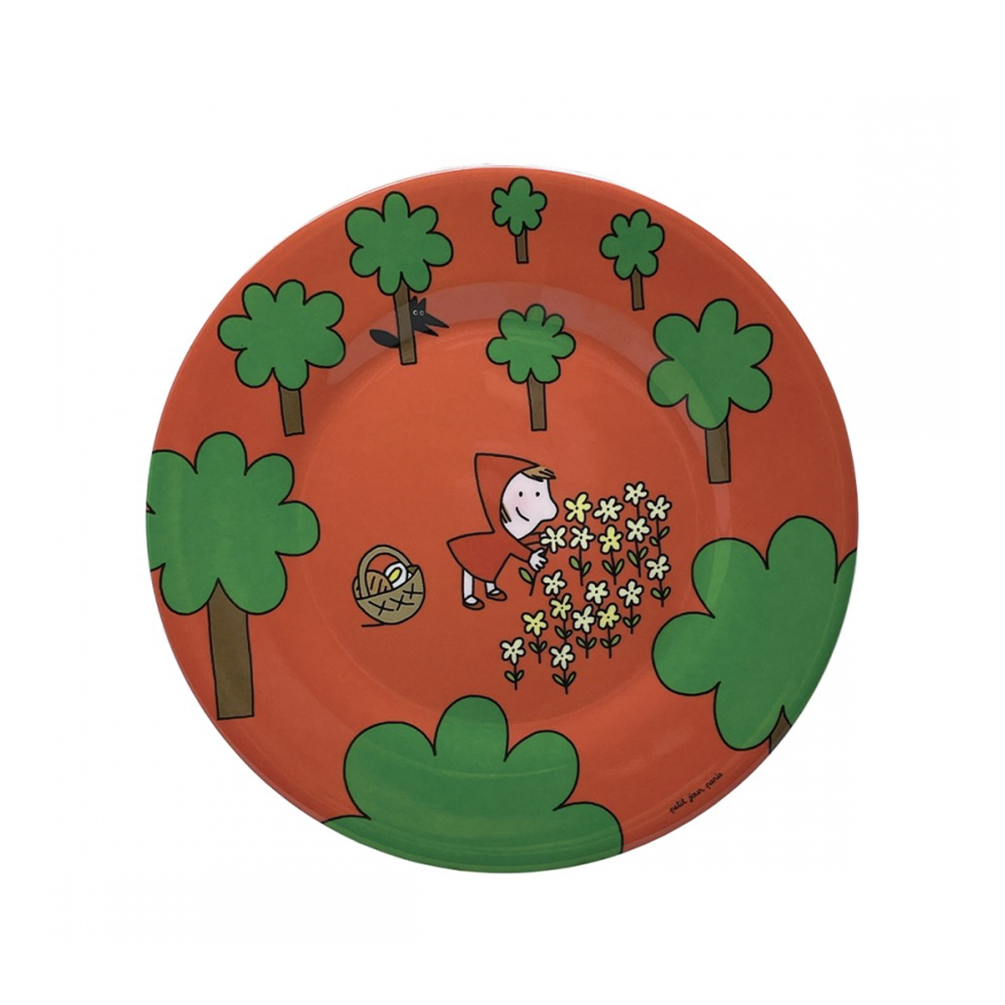 Petit Jour Assiette à dessert - Chaperon rouge