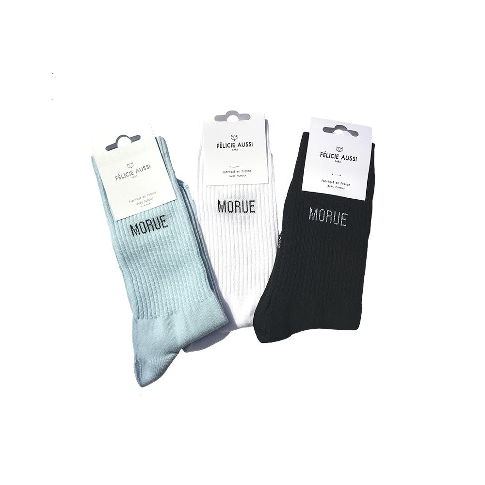 Chaussettes morue bleu 36/40