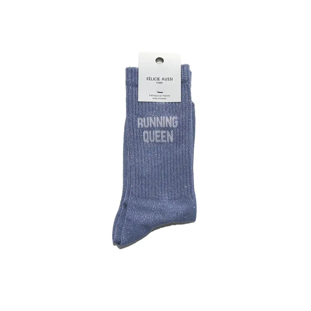 Chaussettes Félicie Aussi à paillettes - Running Queen
