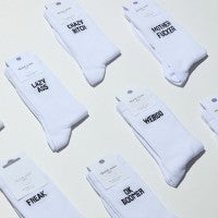Chaussettes Felicie aussi -  Too drunk to work 40/45 blanc