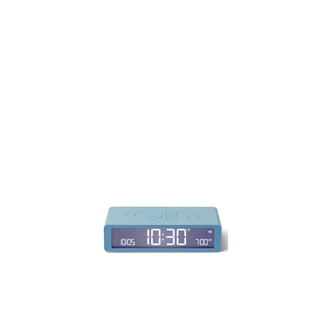 Réveil Flip mini Lexon - Bleu clair