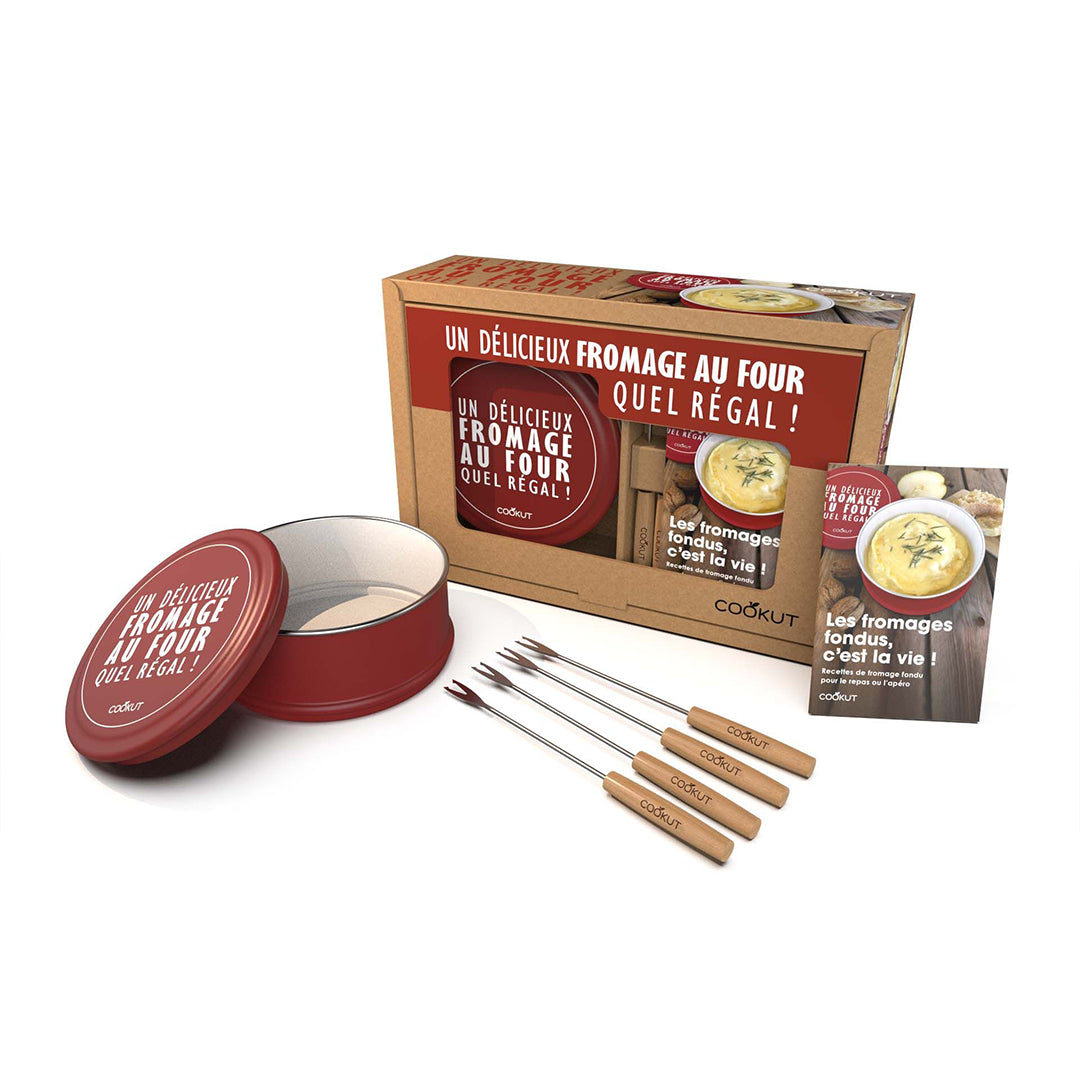 Cookut Coffret Cuiseur fromage au four - rouge