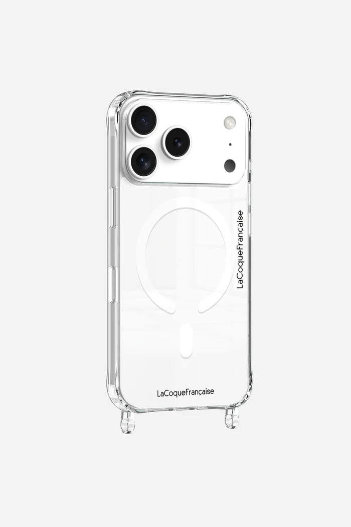 Coque anneaux transparente iPhone Magsafe