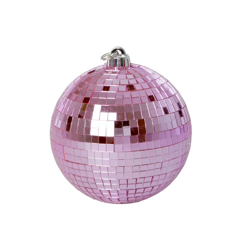 Boule disco M - rose