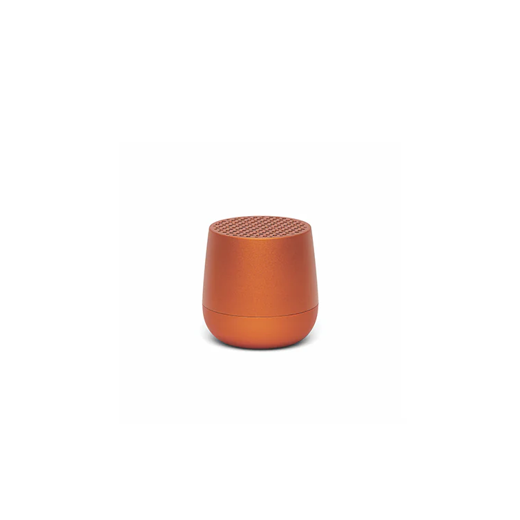 Enceinte Bluetooth Mino+ Orange metal