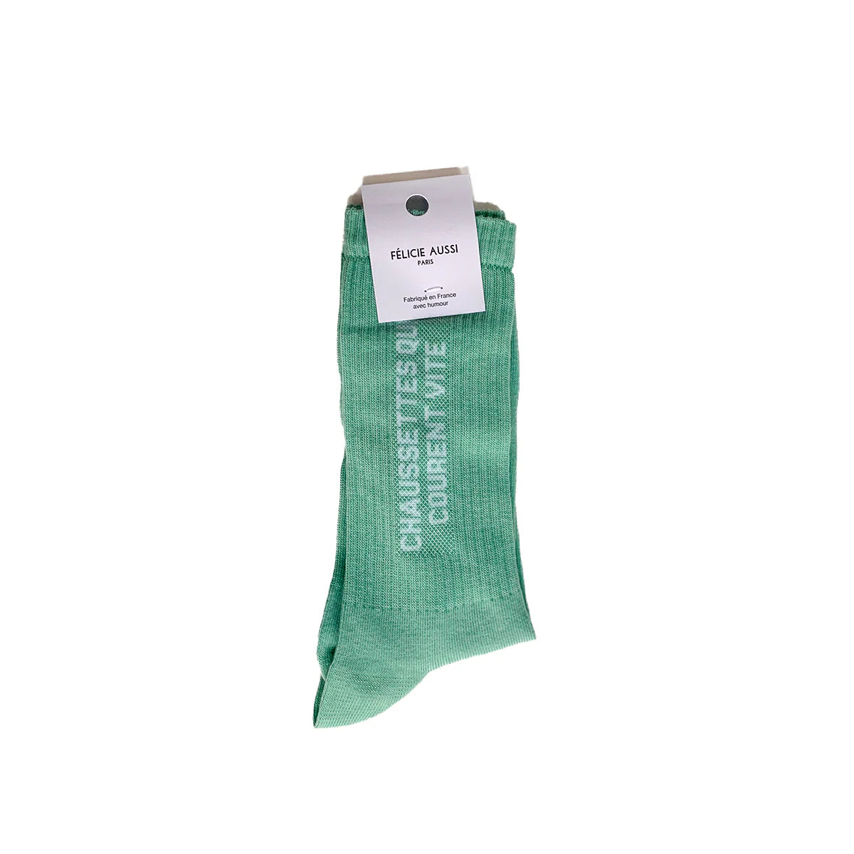 Chaussettes - qui courent vite 40/45 lichen