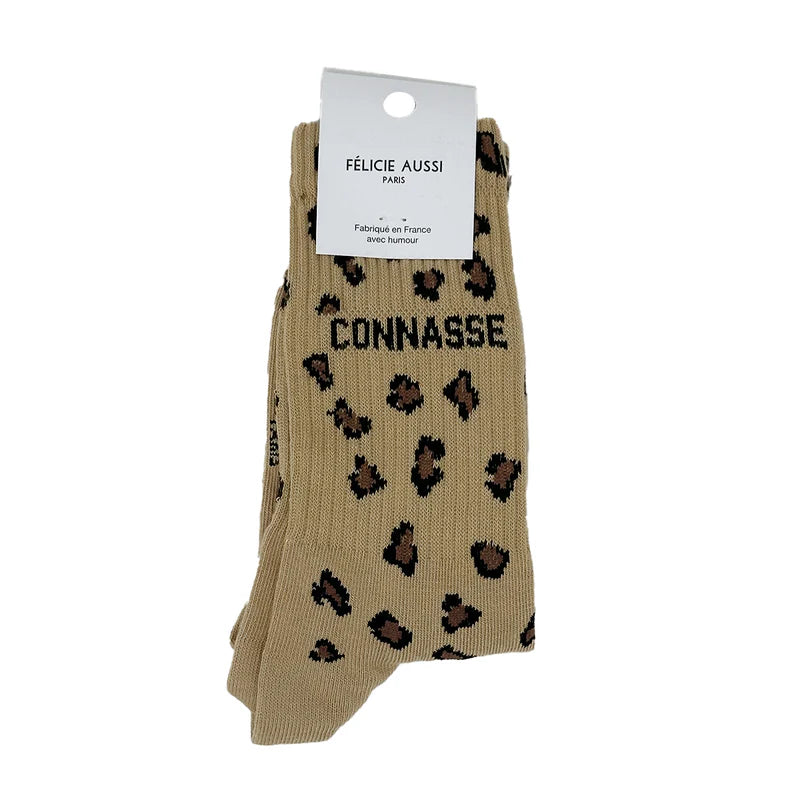 Chaussettes - connasse 36/40 léopard